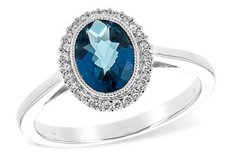 G243-83201: LDS RG 1.27 LONDON BLUE TOPAZ 1.42 TGW