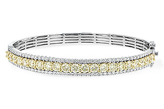 F243-85028: BANGLE 4.20 YELLOW DIAS 5.63 TW