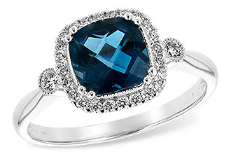 K243-83201: LDS RG 1.62 LONDON BLUE TOPAZ 1.78 TGW