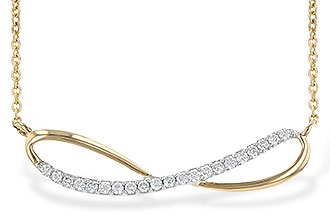 C244-78692: NECKLACE .18 TW