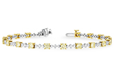 B242-96901: BRACELET 2.80 YELLOW DIA 4.01 TW