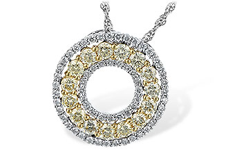 L243-84119: NECK 1.08 YELLOW DIAS 1.55 TW