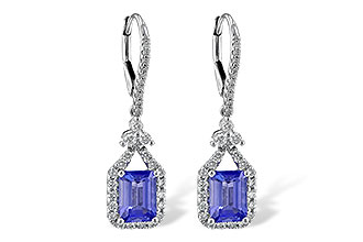 C244-73228: EARR 1.60 TW TANZANITE 2.08 TGW