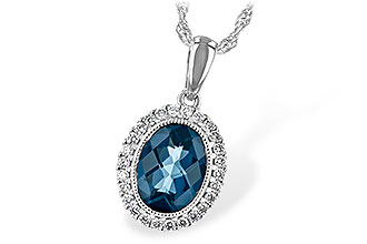 D243-83192: NECK 1.28 LONDON BLUE TOPAZ 1.41 TGW