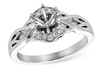 F243-86874: LDS SEMI DIA RG .07 TW