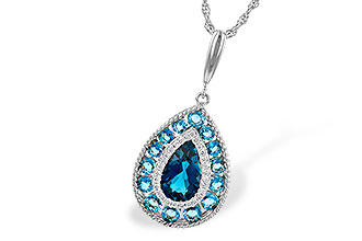 E244-76883: NECK 2.55 TW BLUE TOPAZ 2.65 TGW