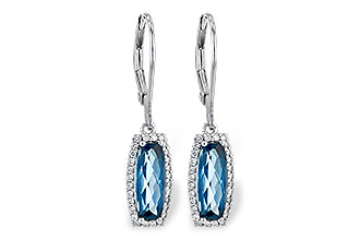 L244-78664: EARR 2.10 LONDON BLUE TOPAZ 2.28 TGW