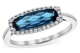 E244-77801: LDS RG 1.79 LONDON BLUE TOPAZ 1.90 TGW