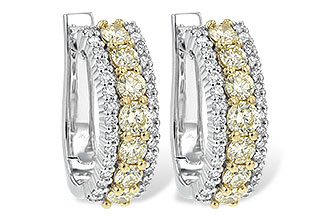 A243-85001: EARR 1.15 YELLOW DIAS 1.55 TW