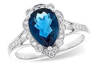 K327-52346: LDS RG 2.25 LONDON BLUE TOPAZ 2.47 TGW