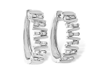 D244-77801: EARR .30 TW BAGUETTE DIAS