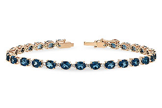 A243-84101: BRACELET 8.97 LONDON BLUE TPZ 9.55 TGW