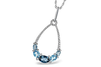 C242-04128: NECK 1.76 BLUE TOPAZ 1.96 TGW