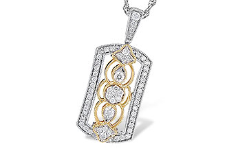 B327-51438: NECKLACE .33 TW