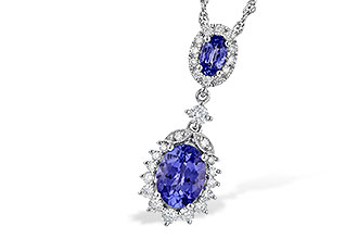 H244-78719: NECK 1.26 TW TANZANITE 1.60 TGW